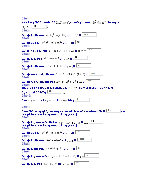Đề thi violympic lớp 8 vòng 2 bài 1
